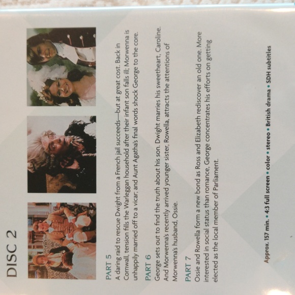 Poldark Series 2 PBS Series 4 DVD Video Disc Collection 13 Episodes BBC 1977 - Picture 8 of 15